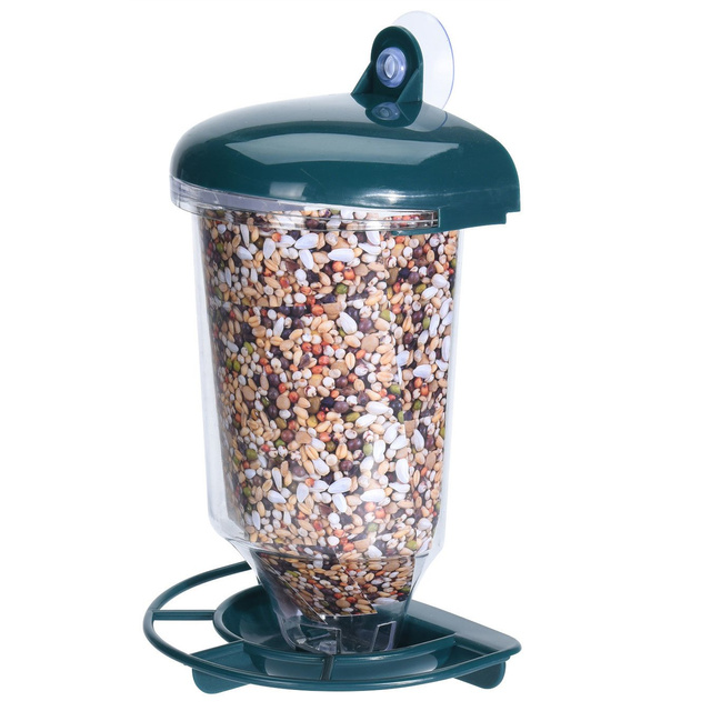 Hranitoare pentru pasari cu alimentator, 22 cm