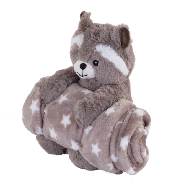 Pătură de lână cu o mascota, 75 x 100 cm