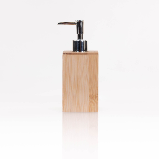 Dispenser de săpun cu pompă BAMBUS, 240 ml