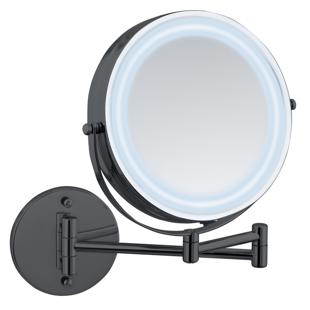 Oglinda cosmetica LED de perete LUMI, instalare fara gaurire