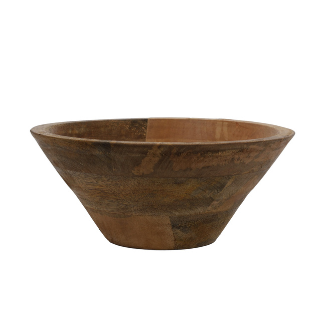 Bol din lemn de mango, Ø 25 cm, maro