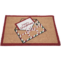 Covoare din fibră de nucă de cocos 59x39 cm, scrisoare pentru Moș Crăciun, model 1
