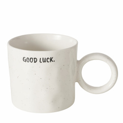 Cana GOOD LUCK cu maner rotund, 360 ml
