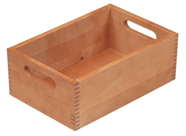 Cutie depozitare cu manere, lemn de fag, 30 x 20 cm, Kesper