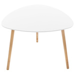 Masuta de cafea cu picioare din lemn