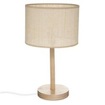 Lampa de masa DELLA, baza din lemn, 42 cm