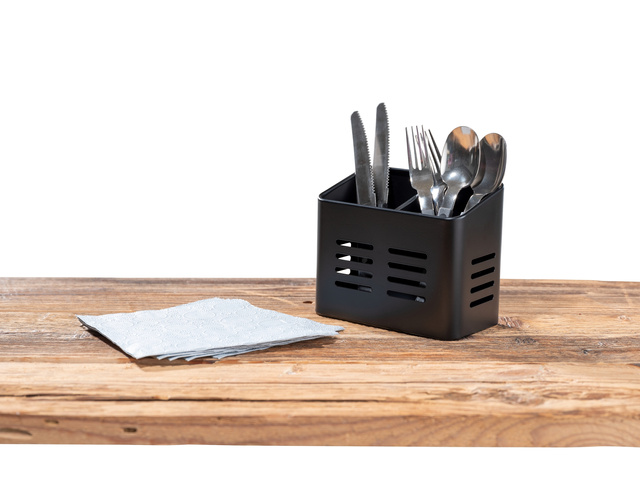 Scurgător tacâmuri BACO, negru, WENKO