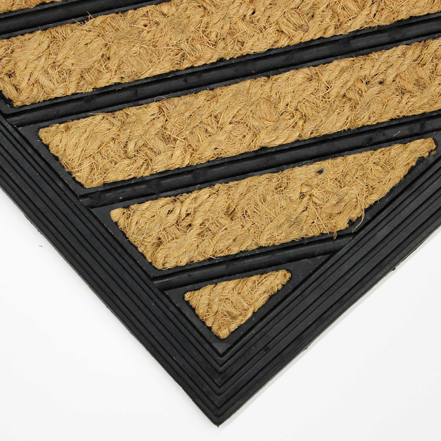 Covoraș de intrare dreptunghiular cu fibra de cocos LOZYS, 45 x 75 cm