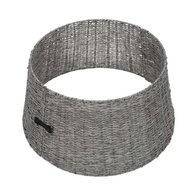 Husă pentru suportul de brad, 50 x 25 cm, imitație de ratan