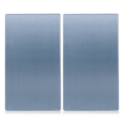 Plăci de protecție din sticlă METAL pentru aragaz – 2 bucăți, ZELLER, model 14