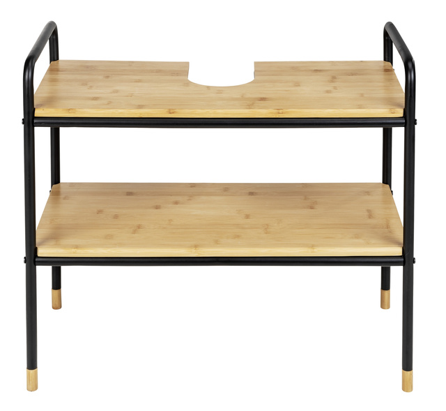 Dulap pentru lavoar, 70 x 60 x 33,5 cm, blat din bambus, Loft, WENKO