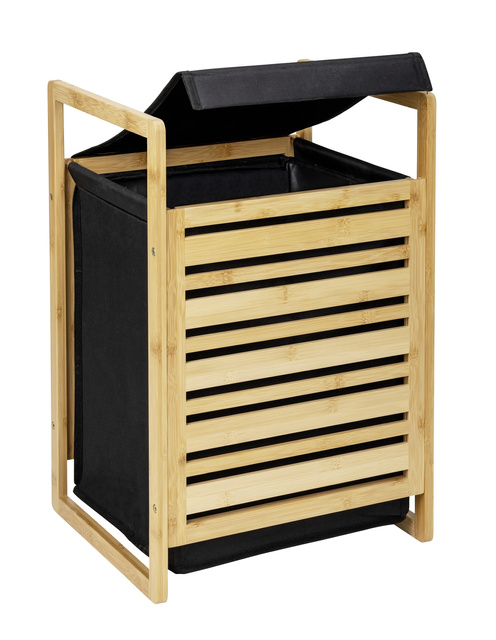 Coș de rufe din bambus, Ecori, WENKO