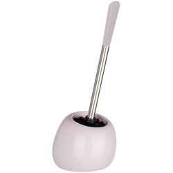 Perie WC cu suport Wenko, Polaris, Roz pastel