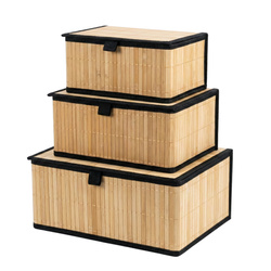 Set de coșuri închise de trei dimensiuni TILVA, negru