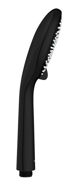 Cap de dus cu economie de apa, Ø 11 cm, negru, WENKO