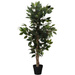 Copac artificial Ficus în ghiveci negru, 115 cm, model 2