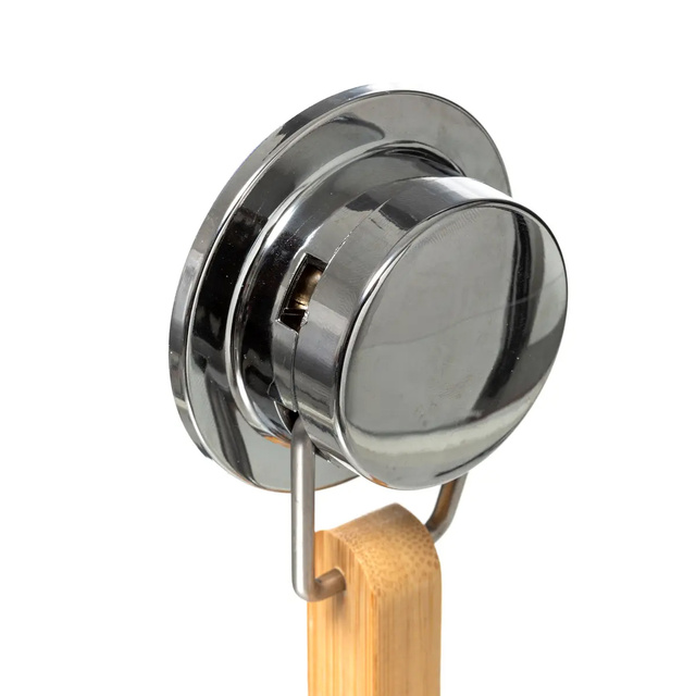 Umeraș pentru baie cu ventuză VENTERA, bambus