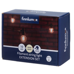 Set de extensie pentru ghirlandă LED cu becuri filament, 4 m
