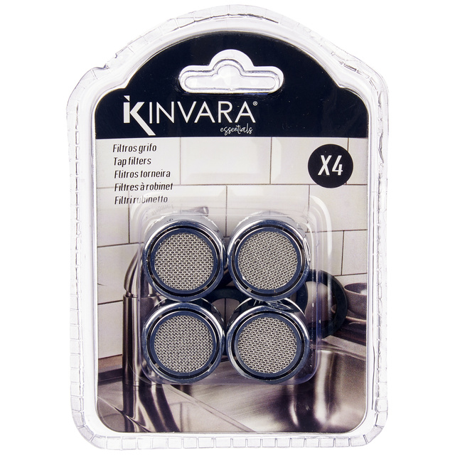 Set 4 capace cu filtru pentru robinet