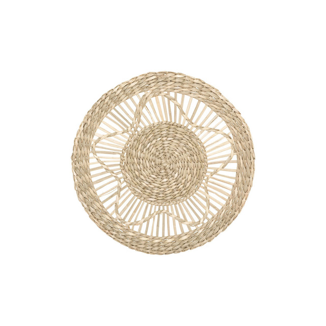 Decor de perete iarbă de mare, 3 cercuri