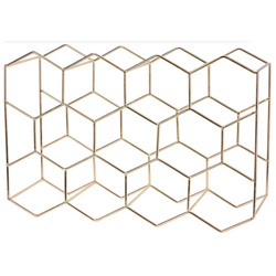 Raft pentru vin, 11 sticle, metal