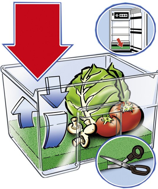 Mata antifungică, antibacteriană pentru frigider, WENKO
