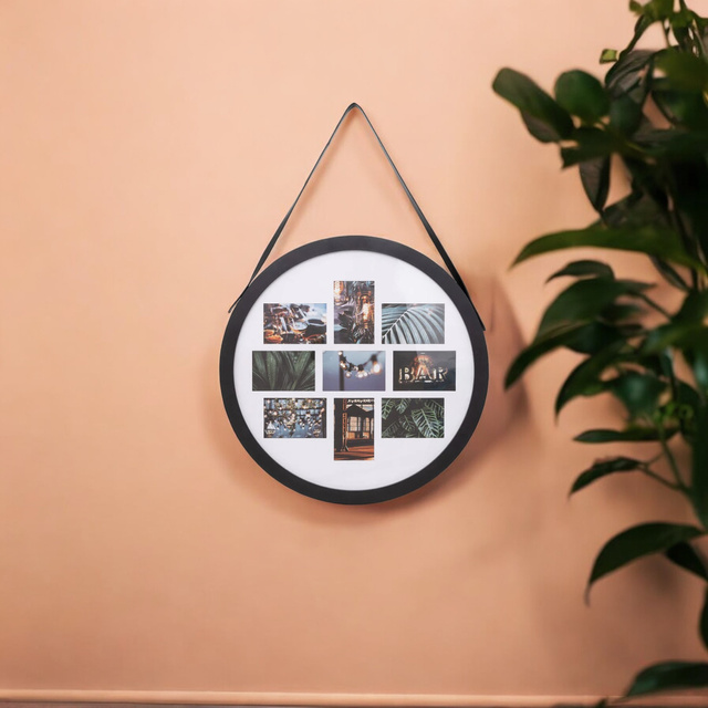 Rama foto rotunda pe curea AYA, 9 fotografii