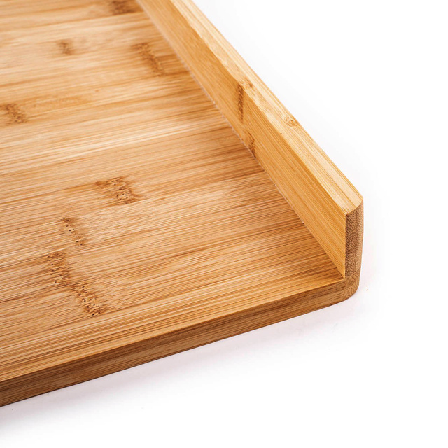 Placă de tăiat din bambus, 2 în 1