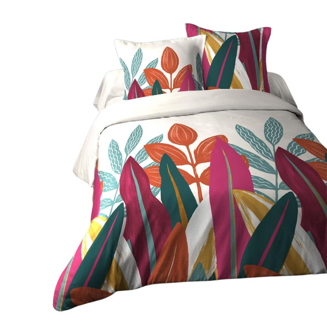 Set lenjerie de pat din bumbac, MALGACHE, 240 x 220 cm