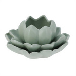 Suport pentru canapea floare de lotus din porțelan, 12,5 x 13 x 6,5 cm