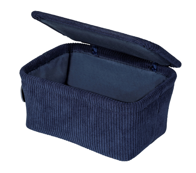 Cos de baie ANELA cu capac, 14 x 19 cm, WENKO