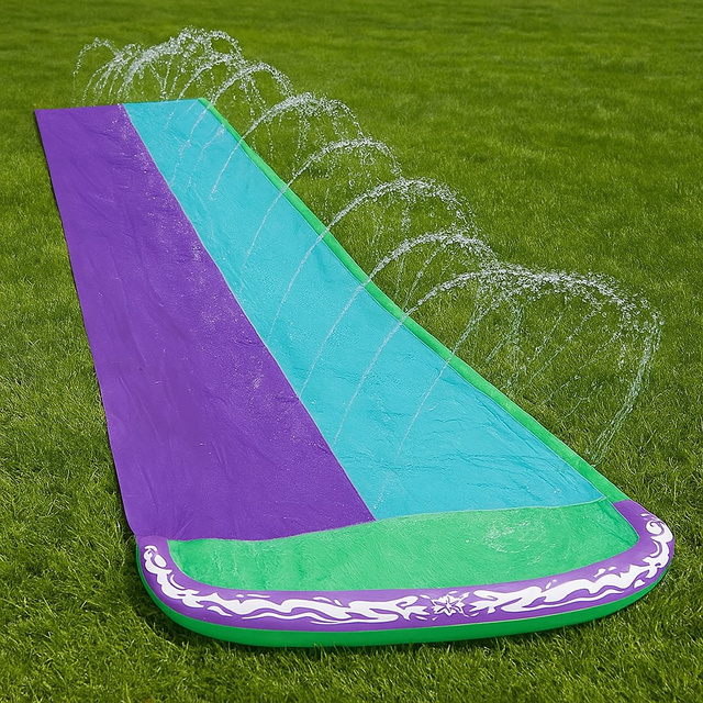 Tobogan gonflabil cu două benzi, 480 x 145 cm