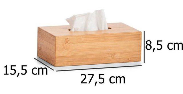 Recipient din bambus pentru șervețele, ZELLER