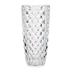Vaza din sticla sculptata, 19,5 cm