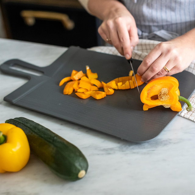 Tocator Snap L, Alb, 46x24 cm, Koziol