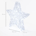 Decoratiune de Craciun stralucitoare, stea, 50 cm