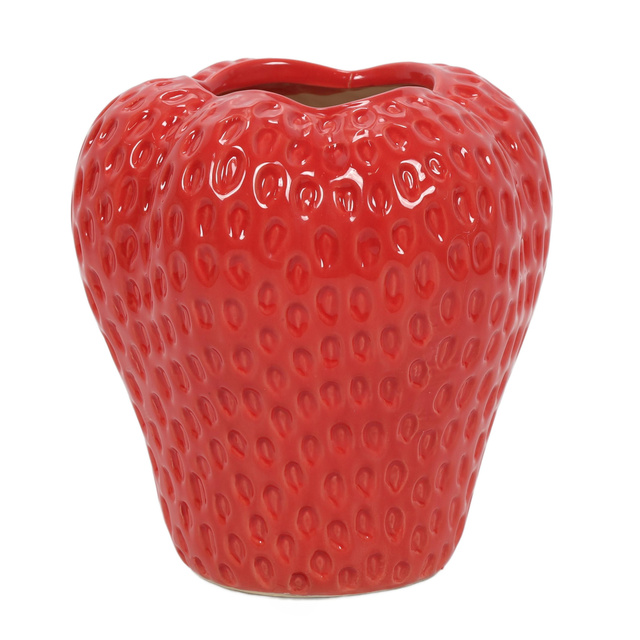 Vază ceramică „căpșună” MUZ, 16 cm