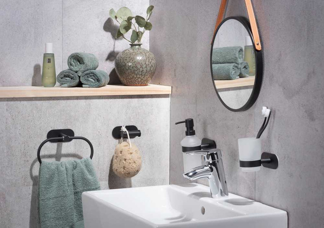 Suport pentru prosoape OREA SHINE DUO, Turbo-Loc, Wenko