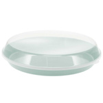 Tava din plastic cu capac, Ø 35,5 x 8,5 cm