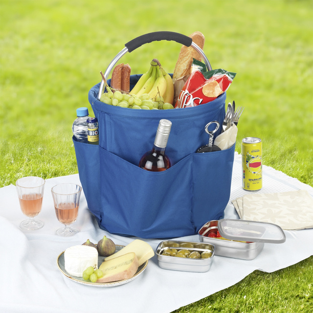 Organizator de scule sub forma de galeata din material textil, 34 l