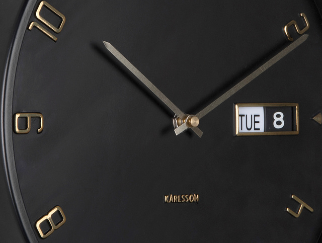 Ceas de perete DATA FLIP, Ø 30 cm