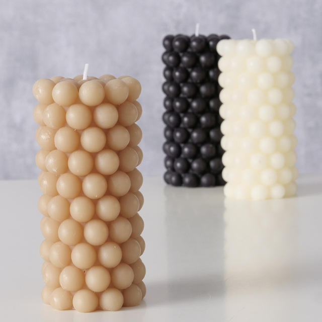 Lumanare decorativa Perle, 14 x 7 cm