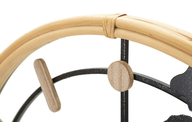 Ceas de perete cu harta lumii, 60 cm