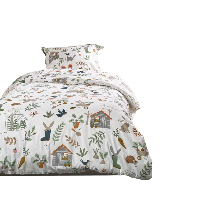 Lenjerie de pat pentru copii FOREST CABIN, 100% bumbac, 140 x 200 cm