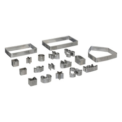 Forme de Crăciun pentru turtă dulce, 18 bucăți