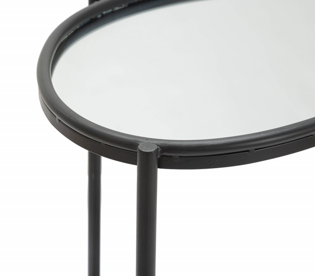 Masuta cu blaturi oglinda, 58 x 53 x 37 cm