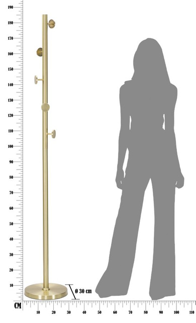 Suport pentru haine, 190 cm, auriu