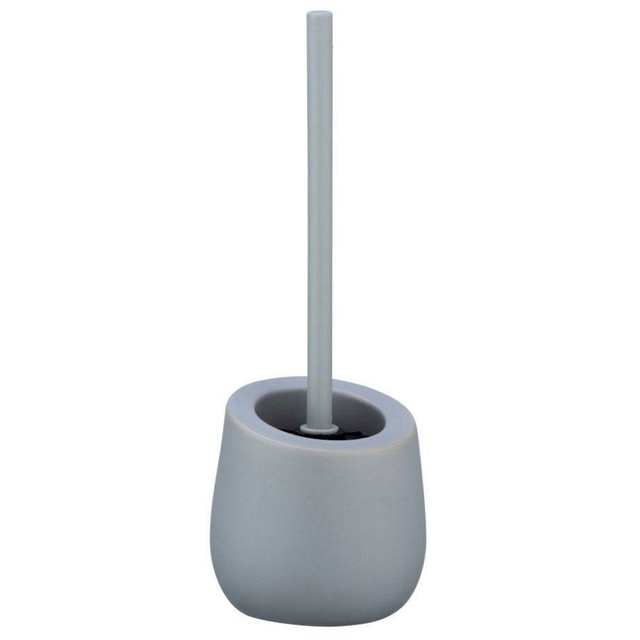 Perie WC cu suport BADI, Gri, 38x13,5x13,5, Wenko