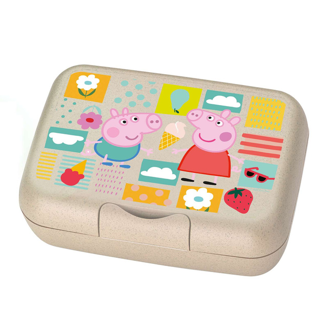 Cutie de mic dejun CANDY L PEPPA PIG, material organic