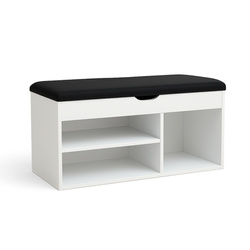 Dulap pentru pantofi cu loc de șezut TRIA, 80 x 43 x 30 cm